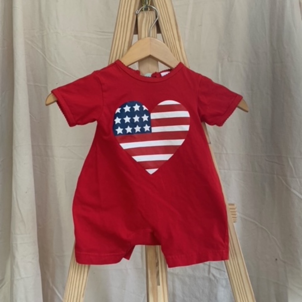 KRU Patriotic Baby Onsie - Size-6-9mo